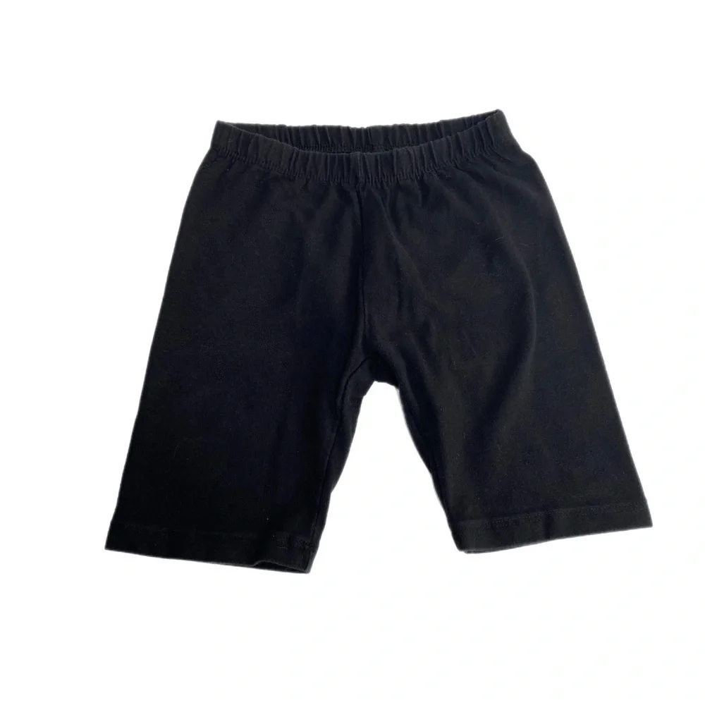 Children’s Place Girls Basic Black Bike Cartwheel Shorts